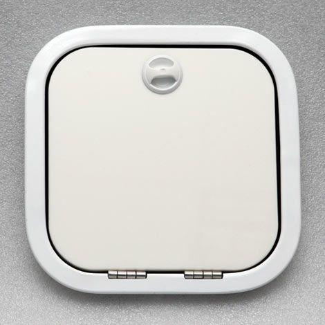 Sportello combinato in alluminio e metacrilato colato
